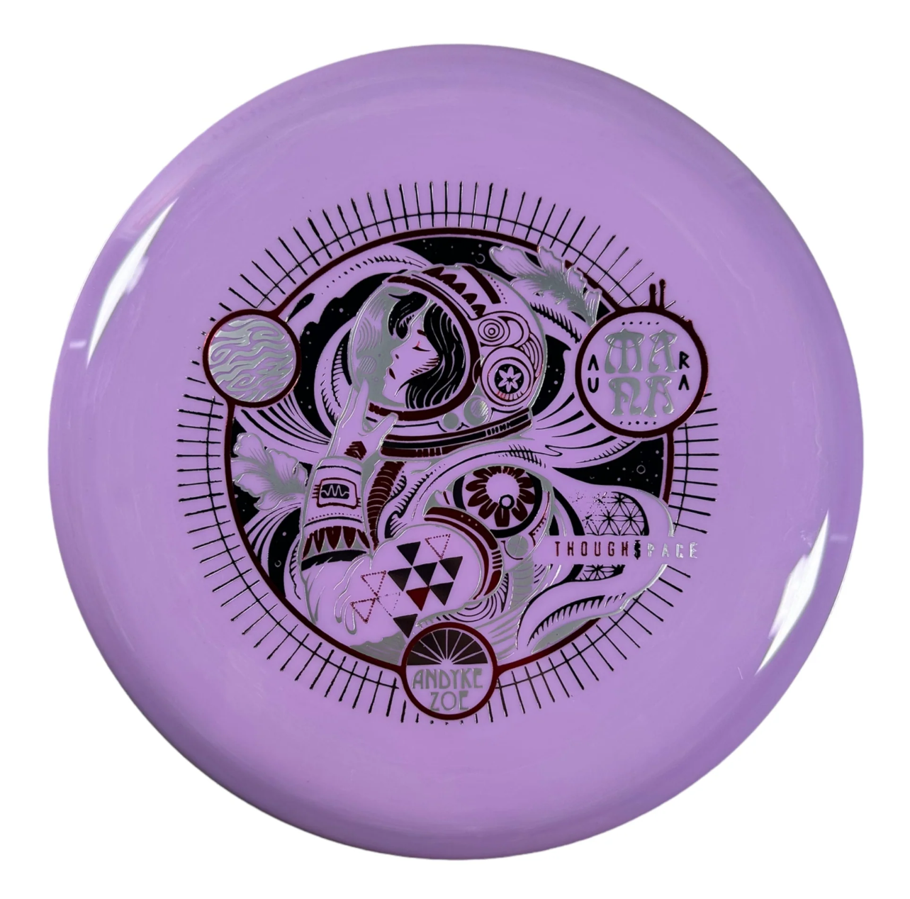 Purple Golf Disc