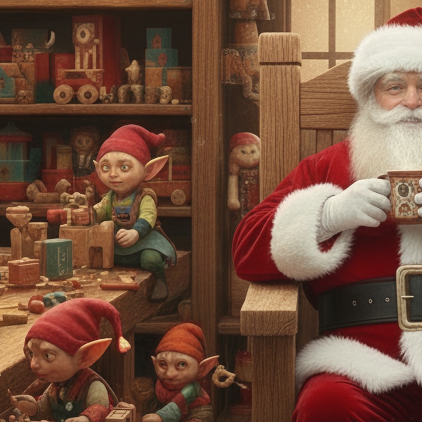 সান্তা পাওস ওভারসাইজড টুপি