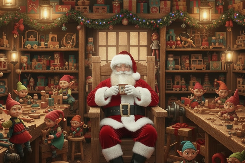 সান্তা পাওস ওভারসাইজড টুপি