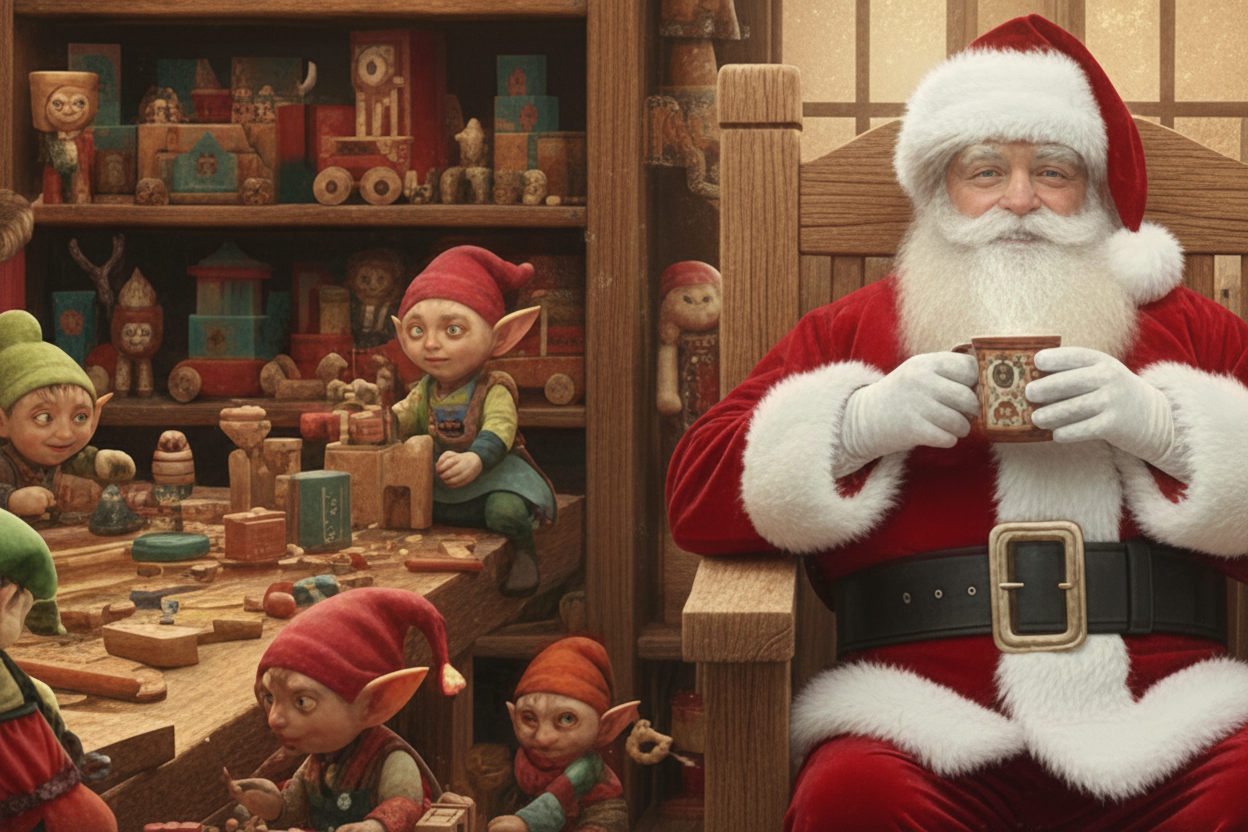 সান্তা পাওস ওভারসাইজড টুপি