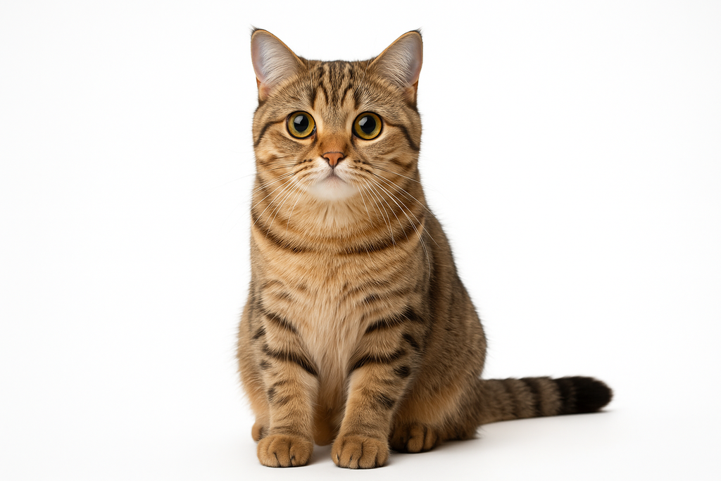 A professional product photo of a cute cat