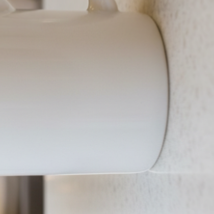 Classic White Porcelain Diner Coffee Mug
