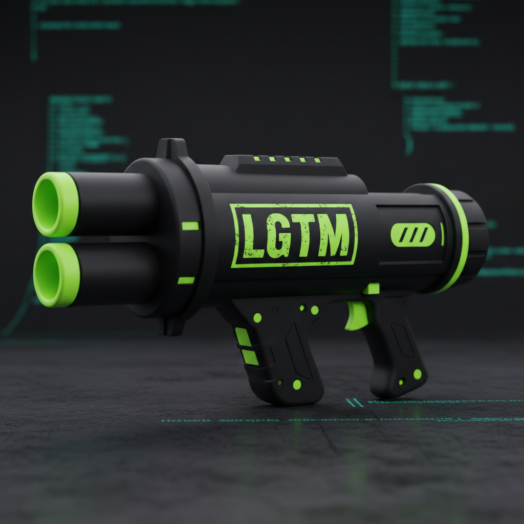 Slop Grenade Launcher - double-barreled with LGTM decal