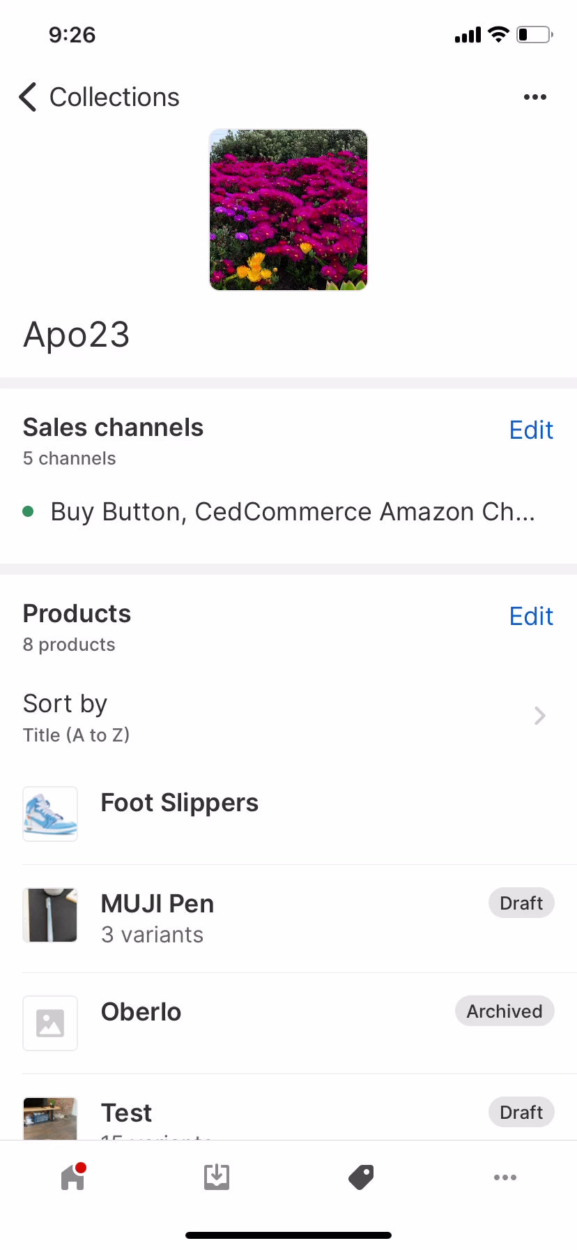 SKU 2 সহ একটি টেবিল