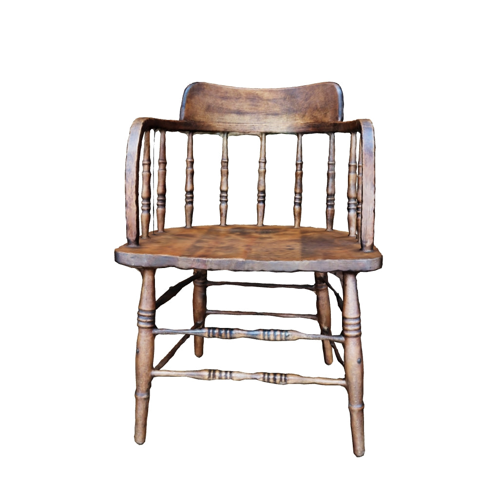 কাঠের হাতের চেয়ার